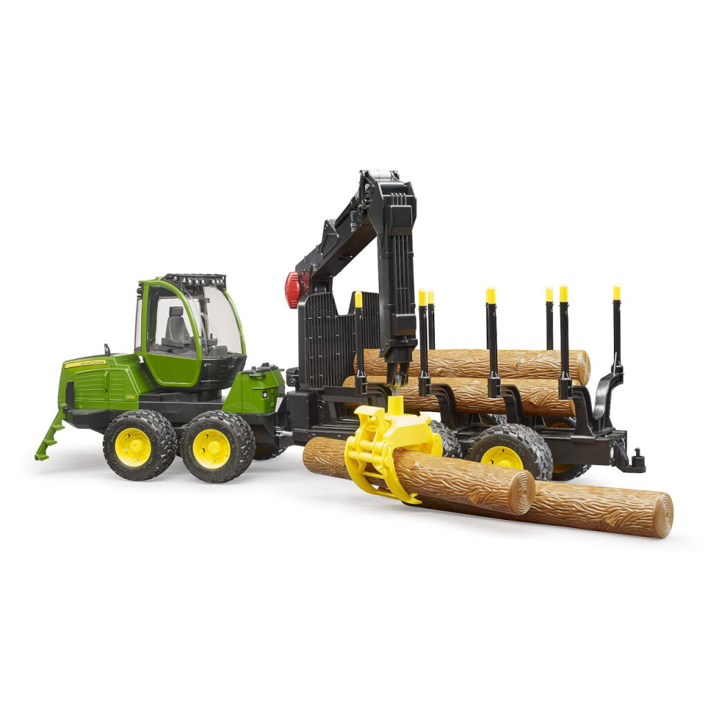 E-shop Bruder 2133 Prepravník na drevo JOHN DEERE