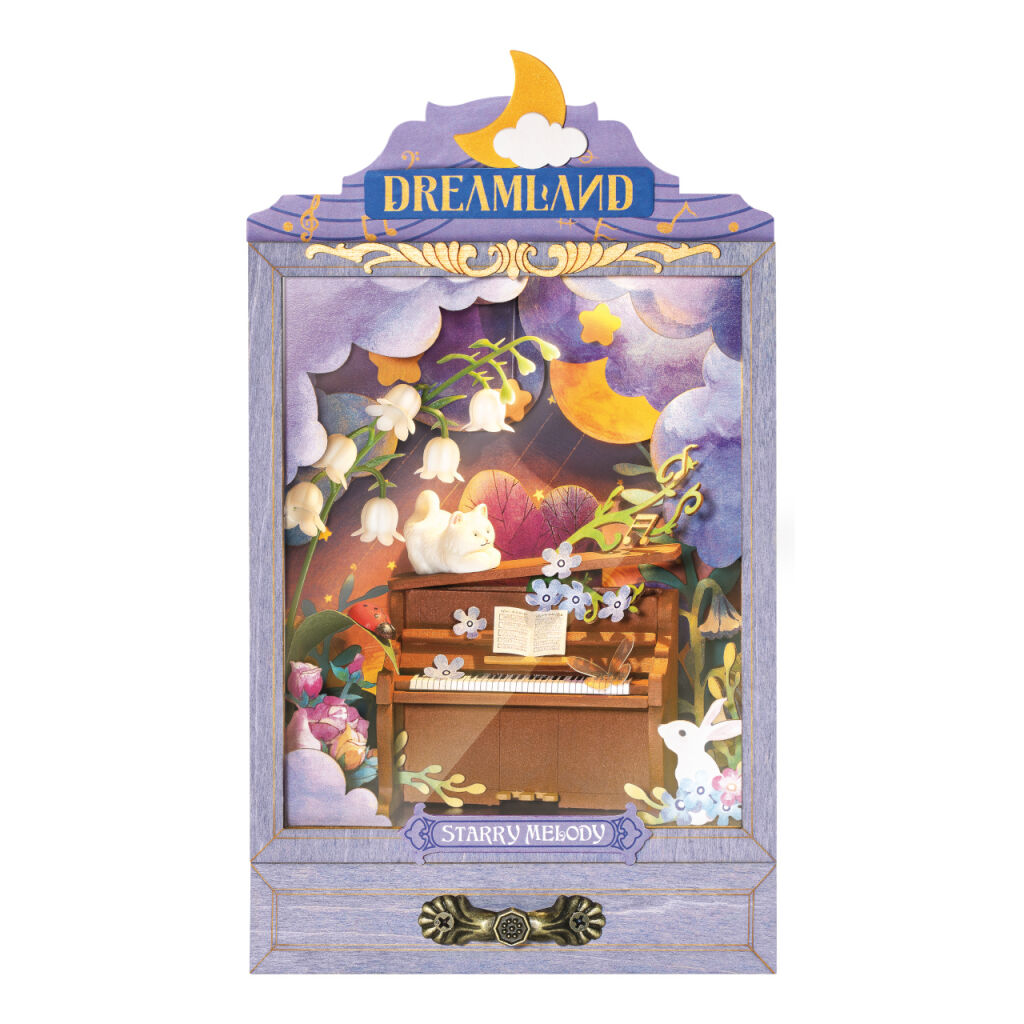 E-shop RoboTime Drevené 3D puzzle Miniatúrne divadielko Večerný koncert