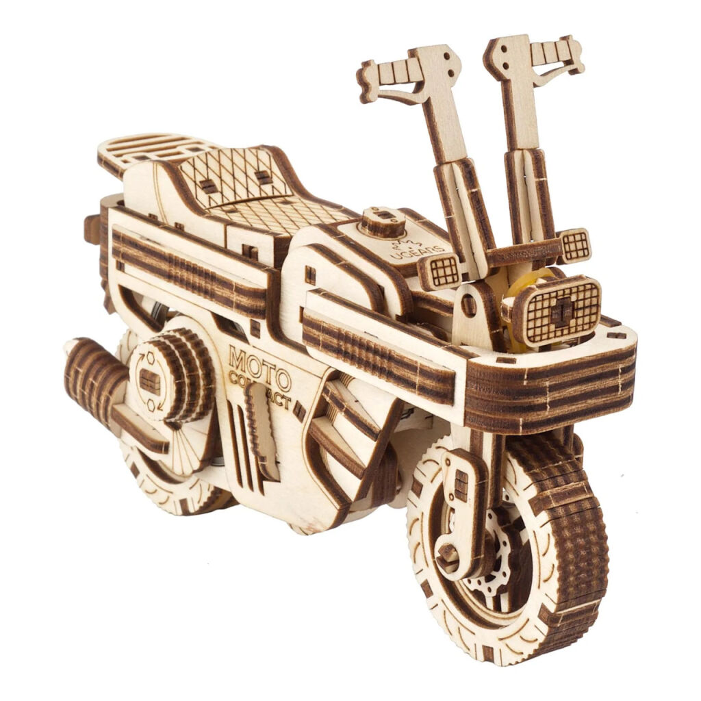 Ugears 3D mechanické puzzle - Skladací skúter 192 ks