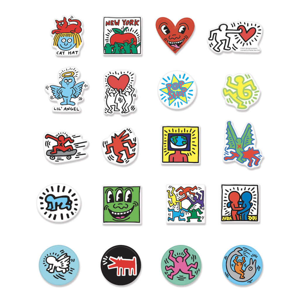 E-shop Vilac Drevené magnetky Keith Haring