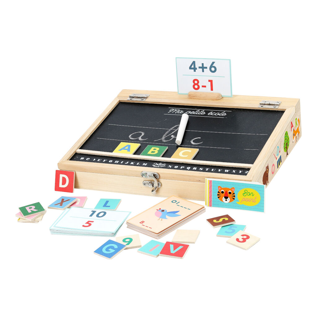 E-shop Vilac Malá školská tabuľka s príslušenstvom