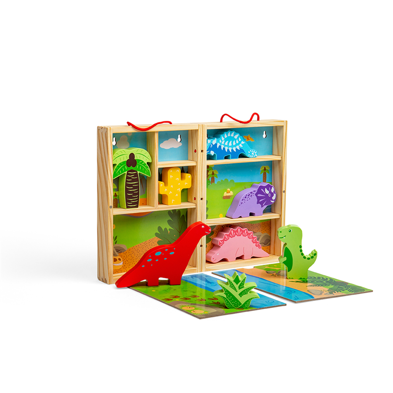 E-shop Bigjigs Toys Krabička na hranie Dinosaury