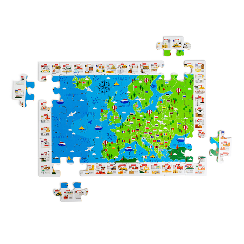 E-shop Bigjigs Toys Puzzle Európske pamiatky