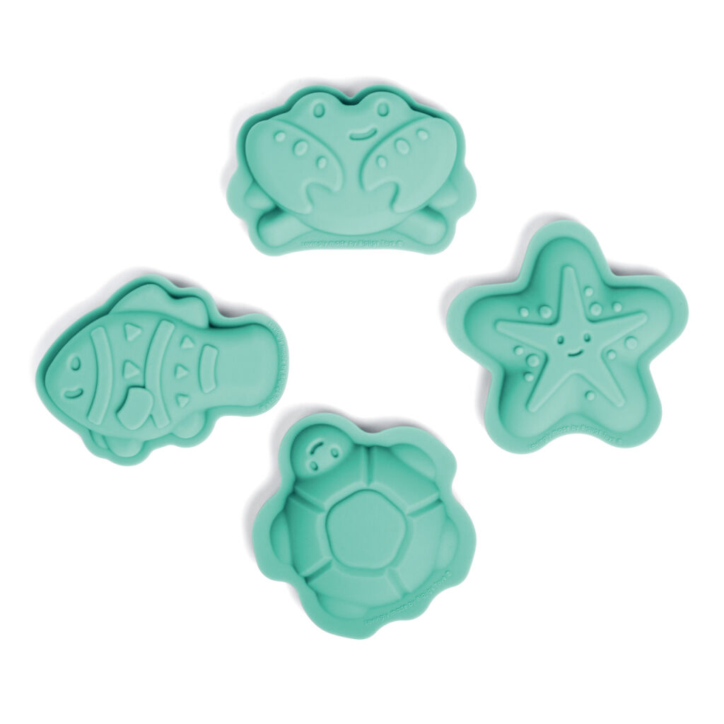 E-shop Bigjigs Toys Silikónové formičky zelené Eggshell