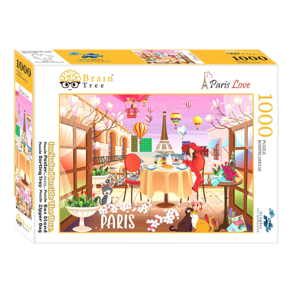 E-shop Brain Tree Puzzle Láska z Paríža 1000 dielikov