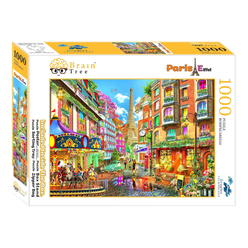 E-shop Brain Tree Puzzle Obrázok z Paríža 1000 dielikov