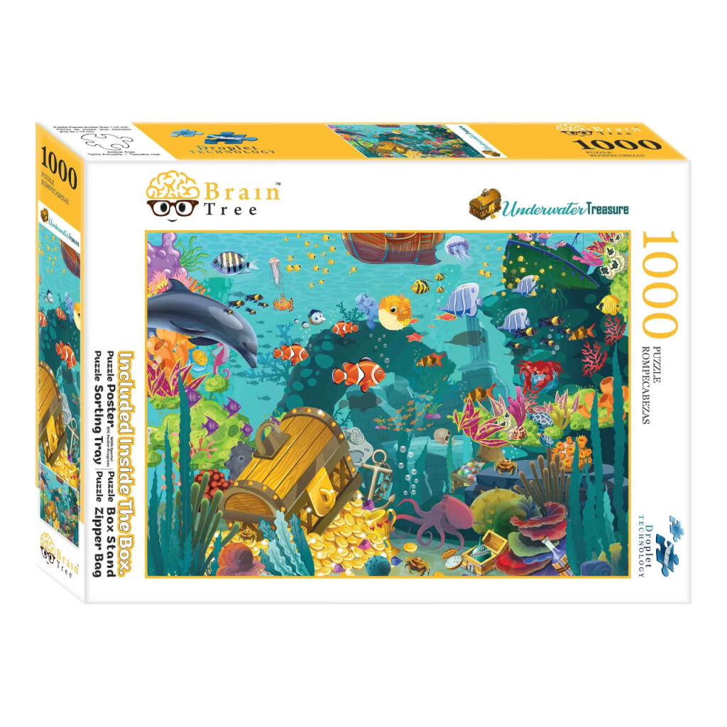 E-shop Brain Tree Puzzle Poklad pod hladinou 1000 dielikov