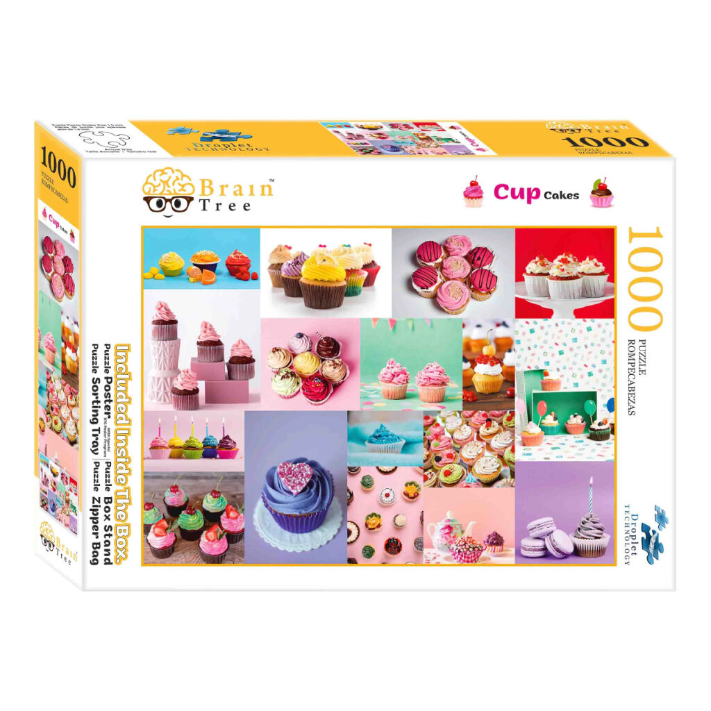 E-shop Brain Tree Puzzle Tortičky Cupcakes 1000 dielikov