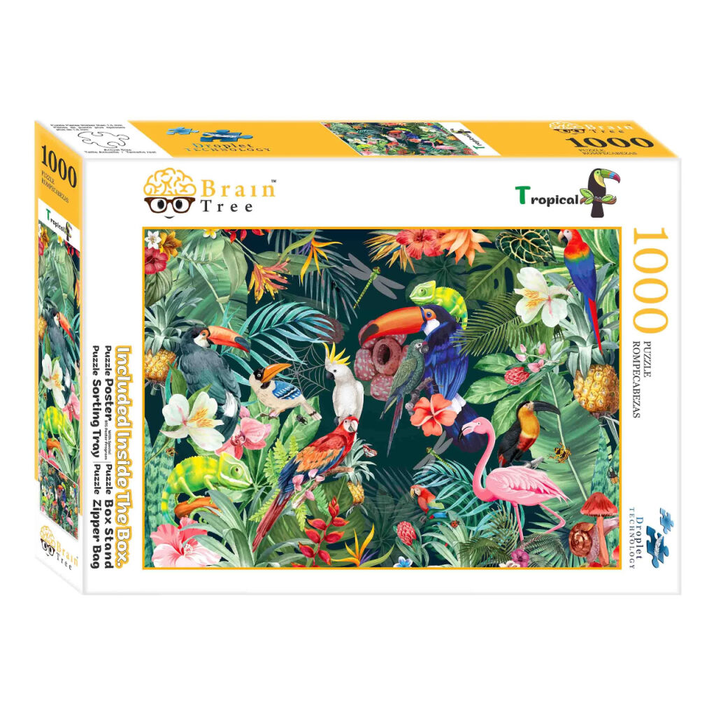 E-shop Brain Tree Puzzle Tropická príroda 1000 dielikov