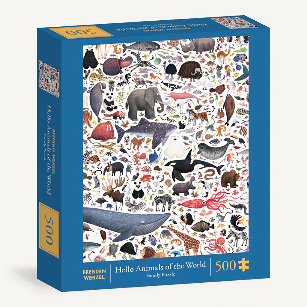 E-shop Chronicle Books Puzzle Ahoj zvieratá sveta 500 dielikov