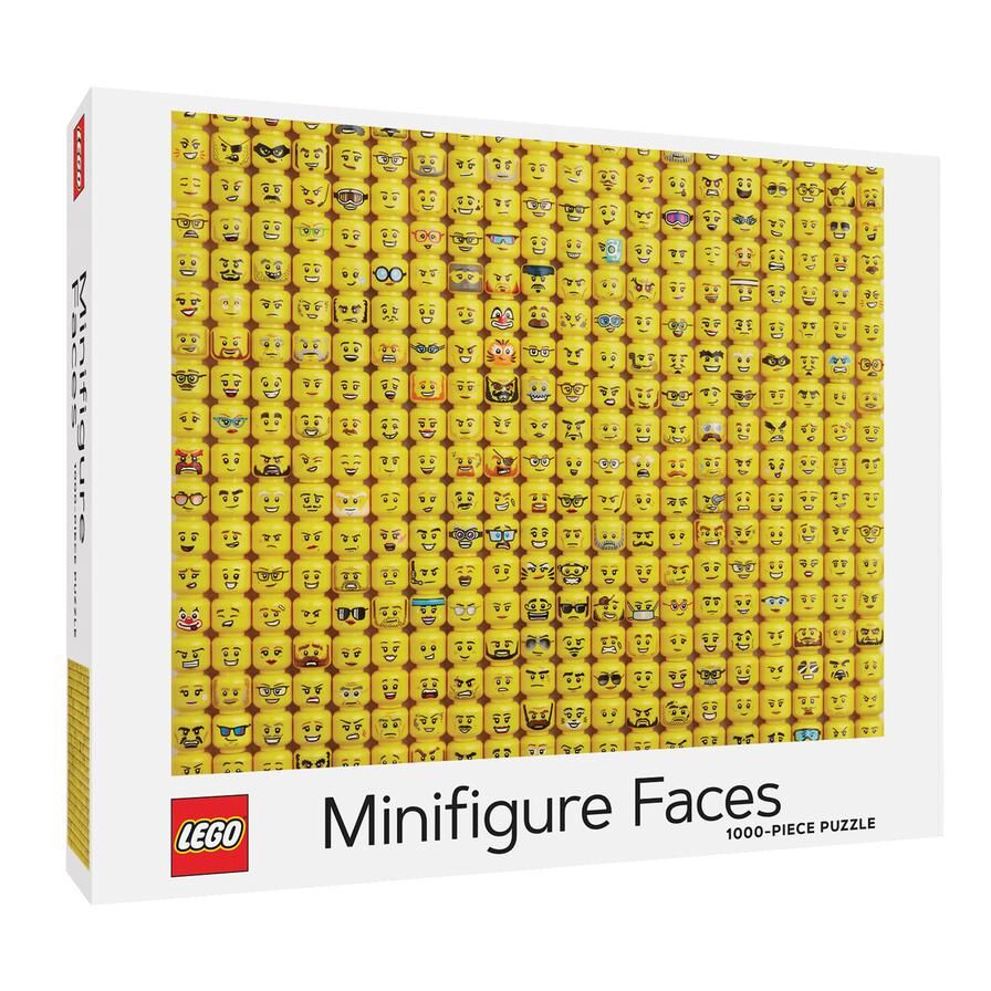E-shop Chronicle Books Puzzle LEGO® Tváre minifigúrok 1000 dielikov