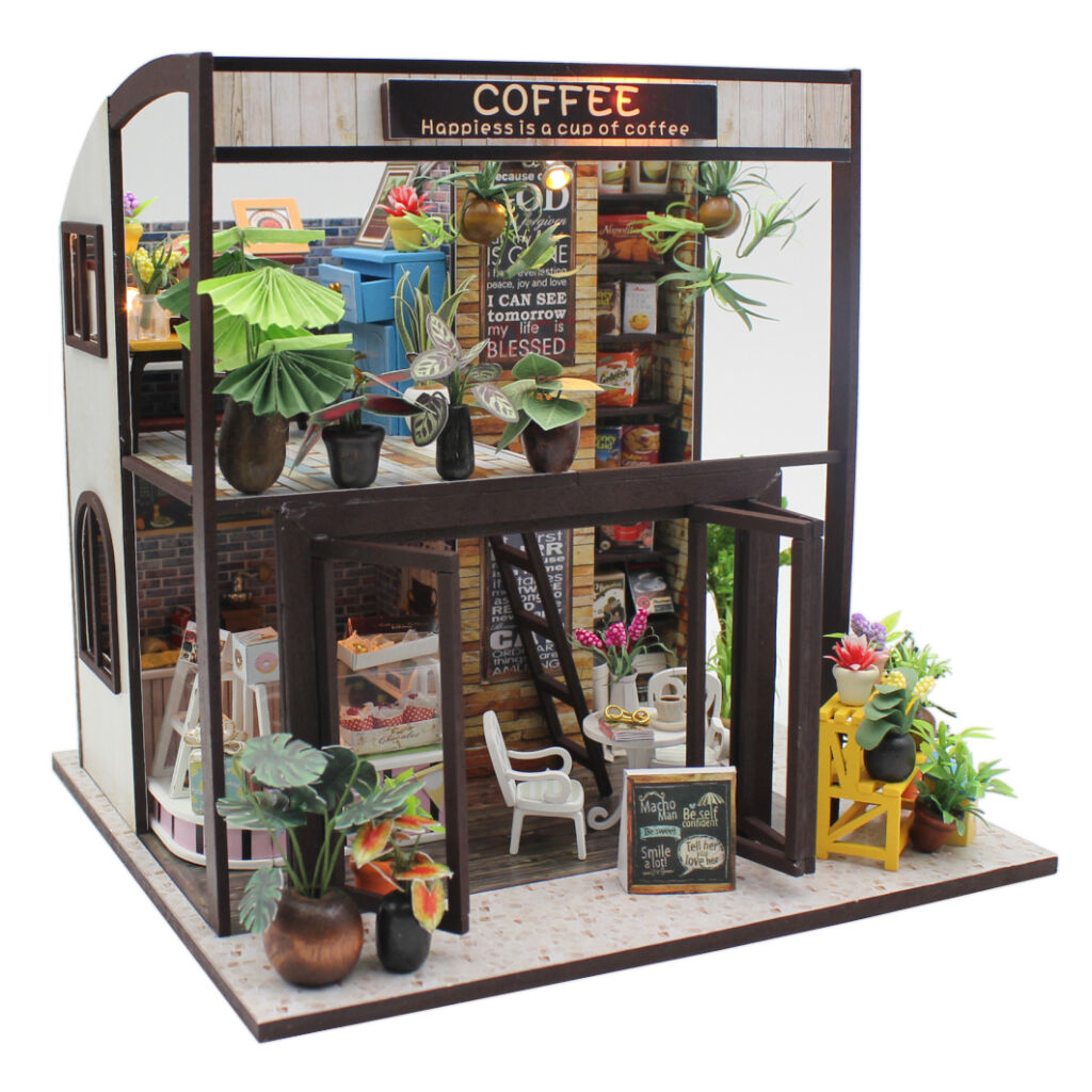 E-shop Dvěděti Miniatúra domčeka Kaviareň