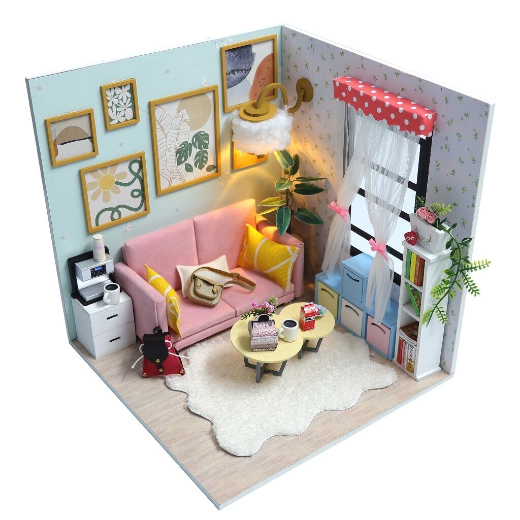 E-shop Dvěděti Miniatúra domčeka Obývacia izba Slnečný lúč