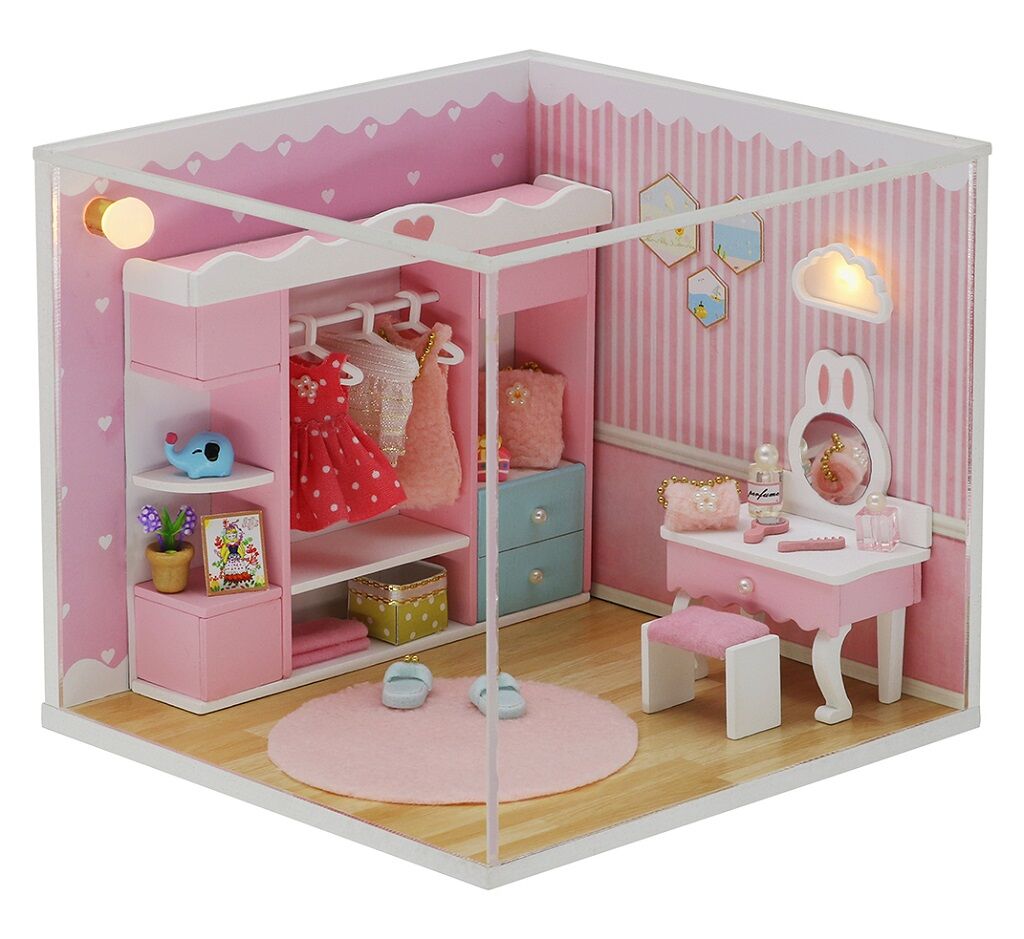 E-shop Dvěděti Miniatúra domčeka Roztomilá šatňa