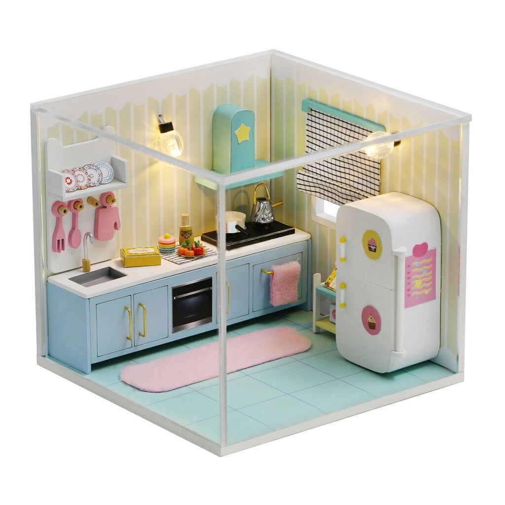 Dvěděti Miniatúra domčeka Veselá kuchynka