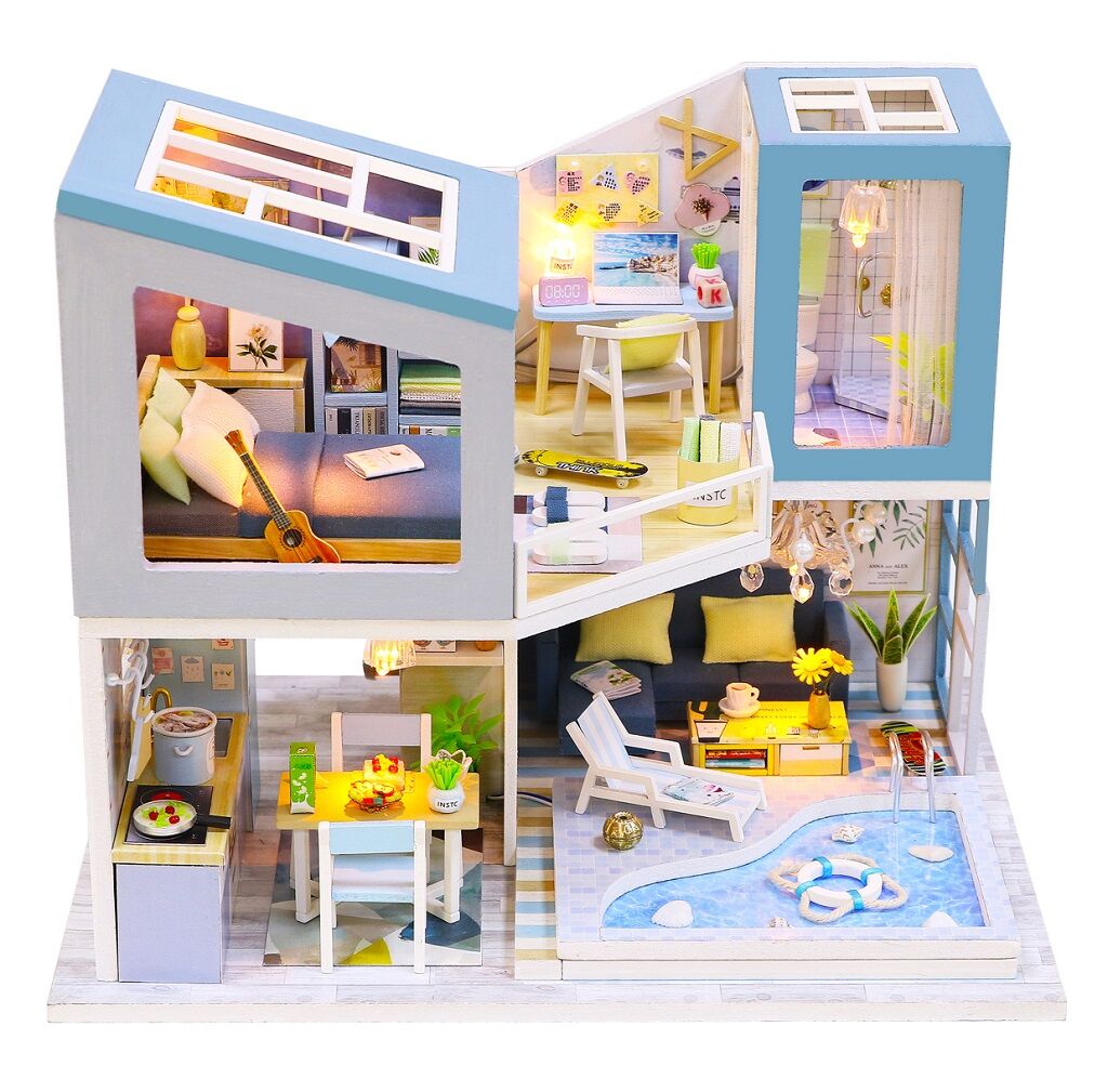 Dvěděti Miniatúra domčeka Vila prvého stretnutia