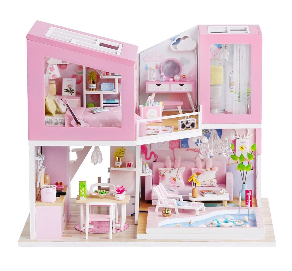 Dvěděti Miniatúra domčeka Vila prvej lásky