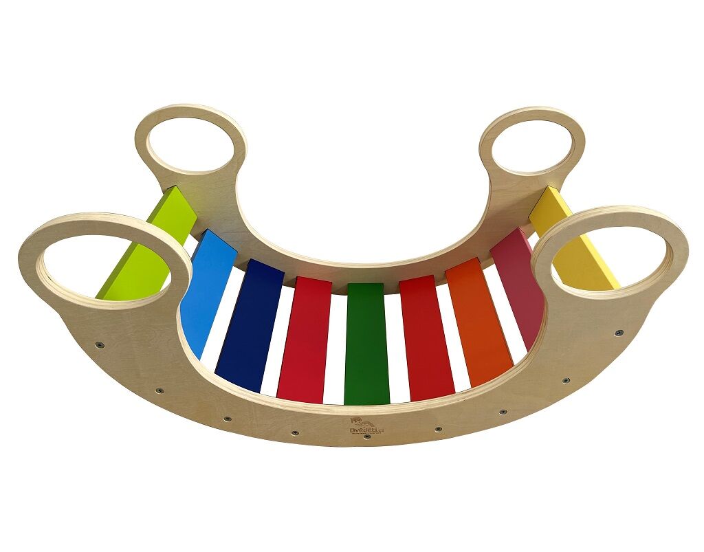 E-shop Dvěděti Montessori dúhová hojdačka