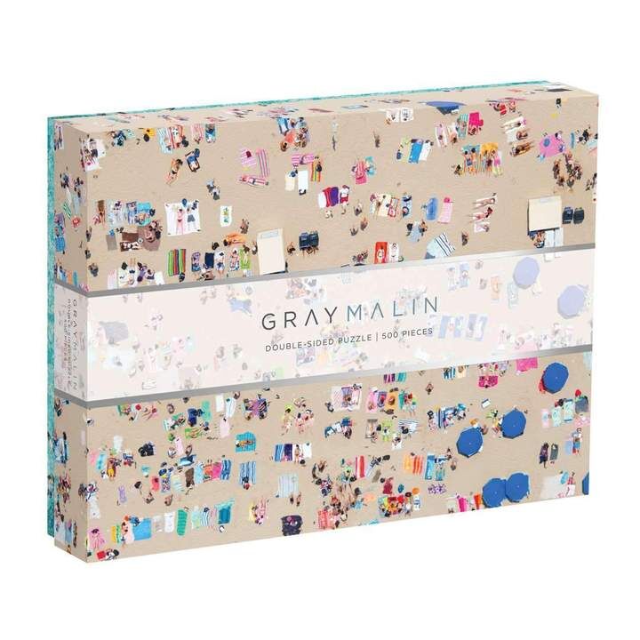 E-shop Galison Obojstranné puzzle Pláž Gray Malin 500 dielikov