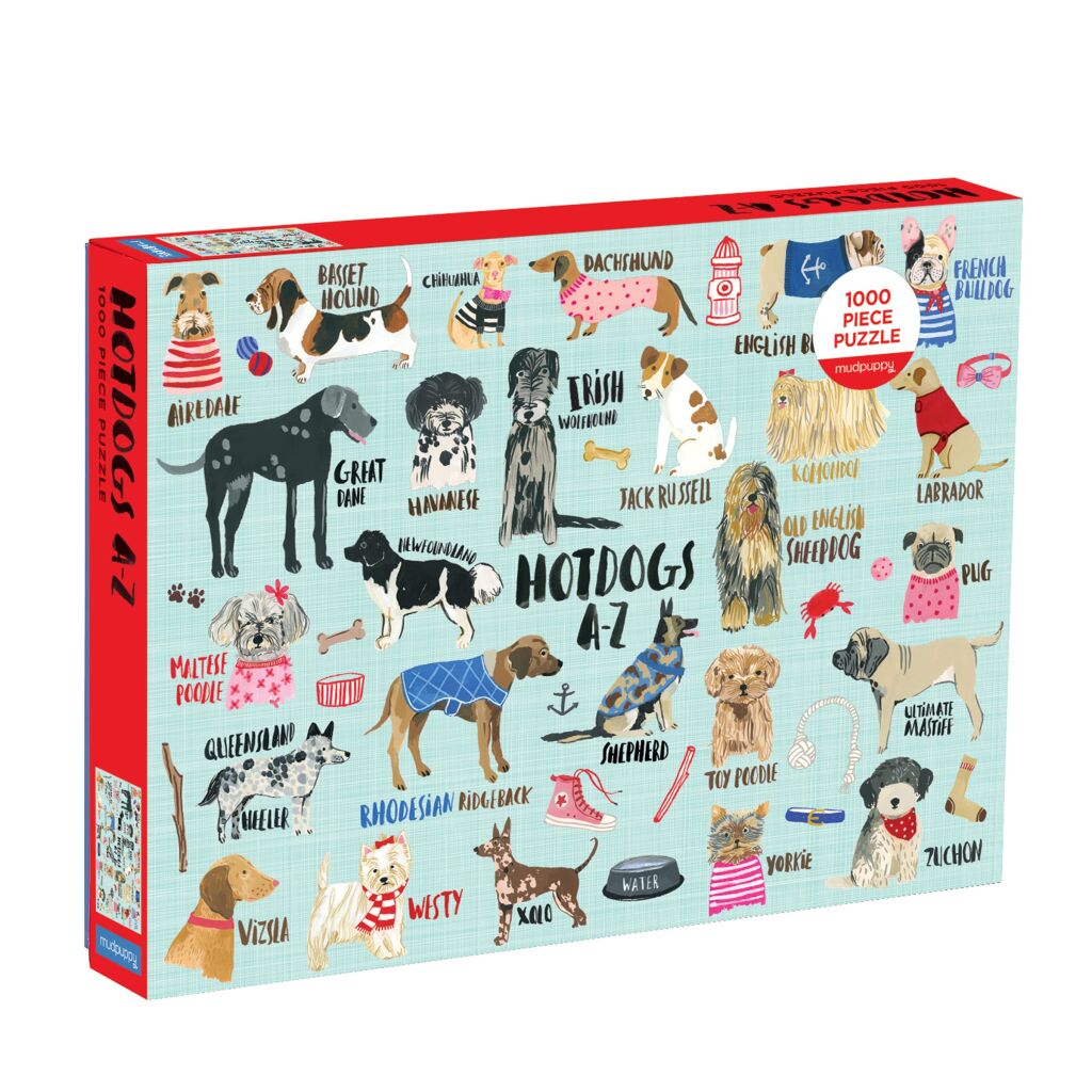 E-shop Galison Puzzle Hot dogs A-Z 1000 dielikov