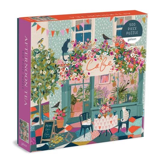 E-shop Galison Puzzle Popoludňajší čaj v kaviarni 500 dielikov