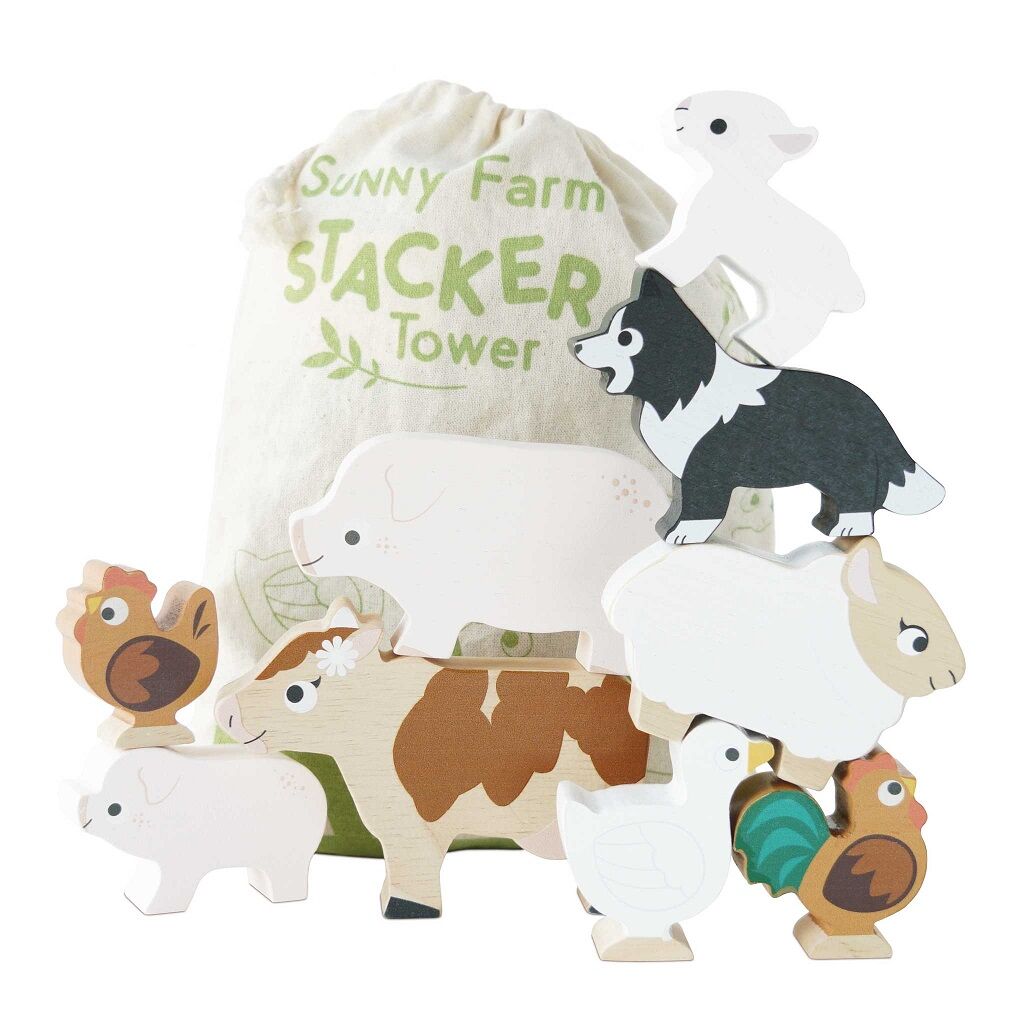 E-shop Le Toy Van Petilou Skladacia veža Farma