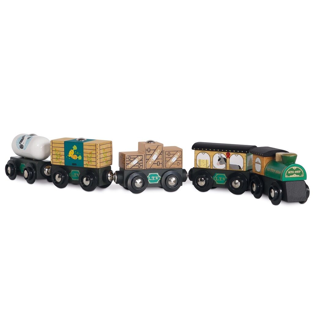 E-shop Le Toy Van Nákladný vlak Green