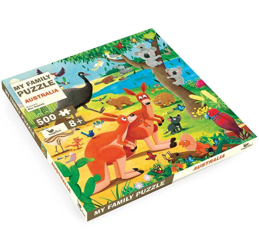 E-shop Rodinné puzzle Austrália 500 dielikov