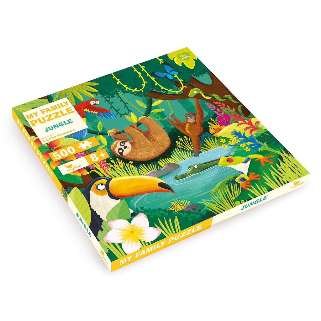 E-shop Rodinné puzzle Džungľa 500 dielov