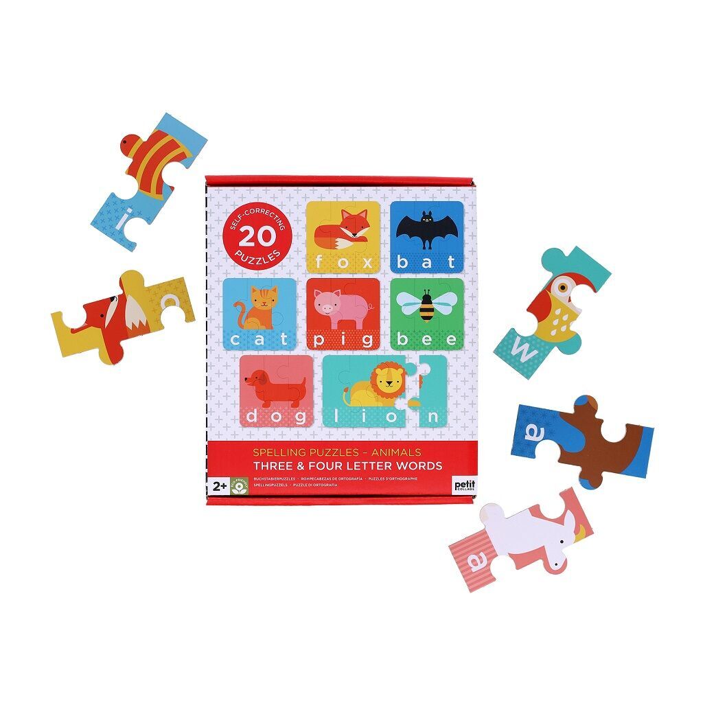 E-shop Petitcollage Moje prvé hláskovanie Puzzle so zvieratkami