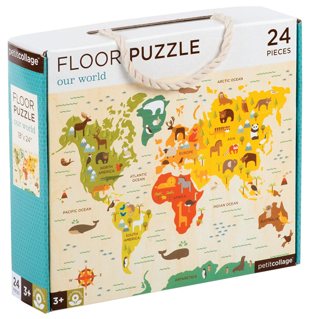 E-shop Petitcollage Podlahové puzzle Náš svet
