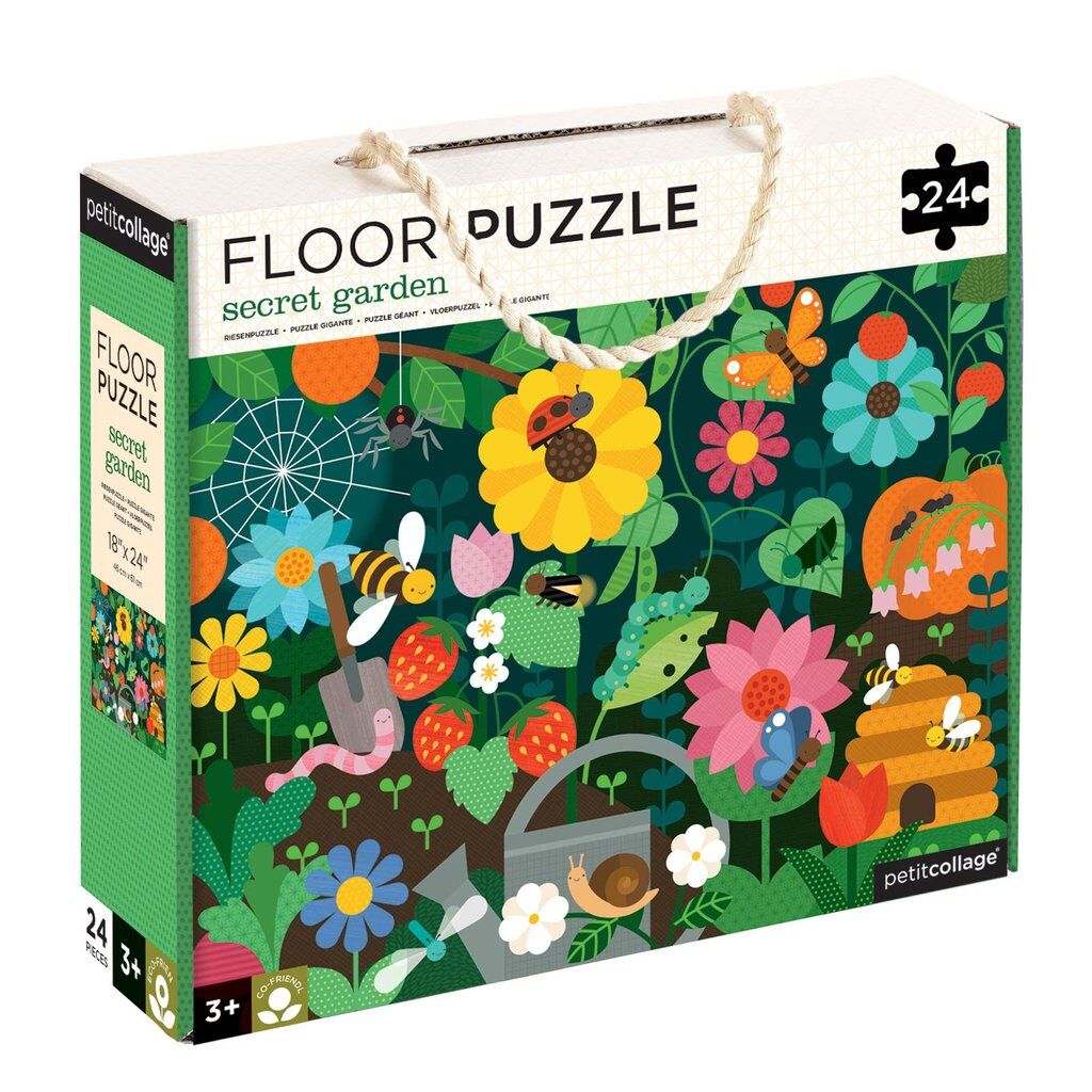 E-shop Petitcollage Podlahové puzzle Tajomná záhrada