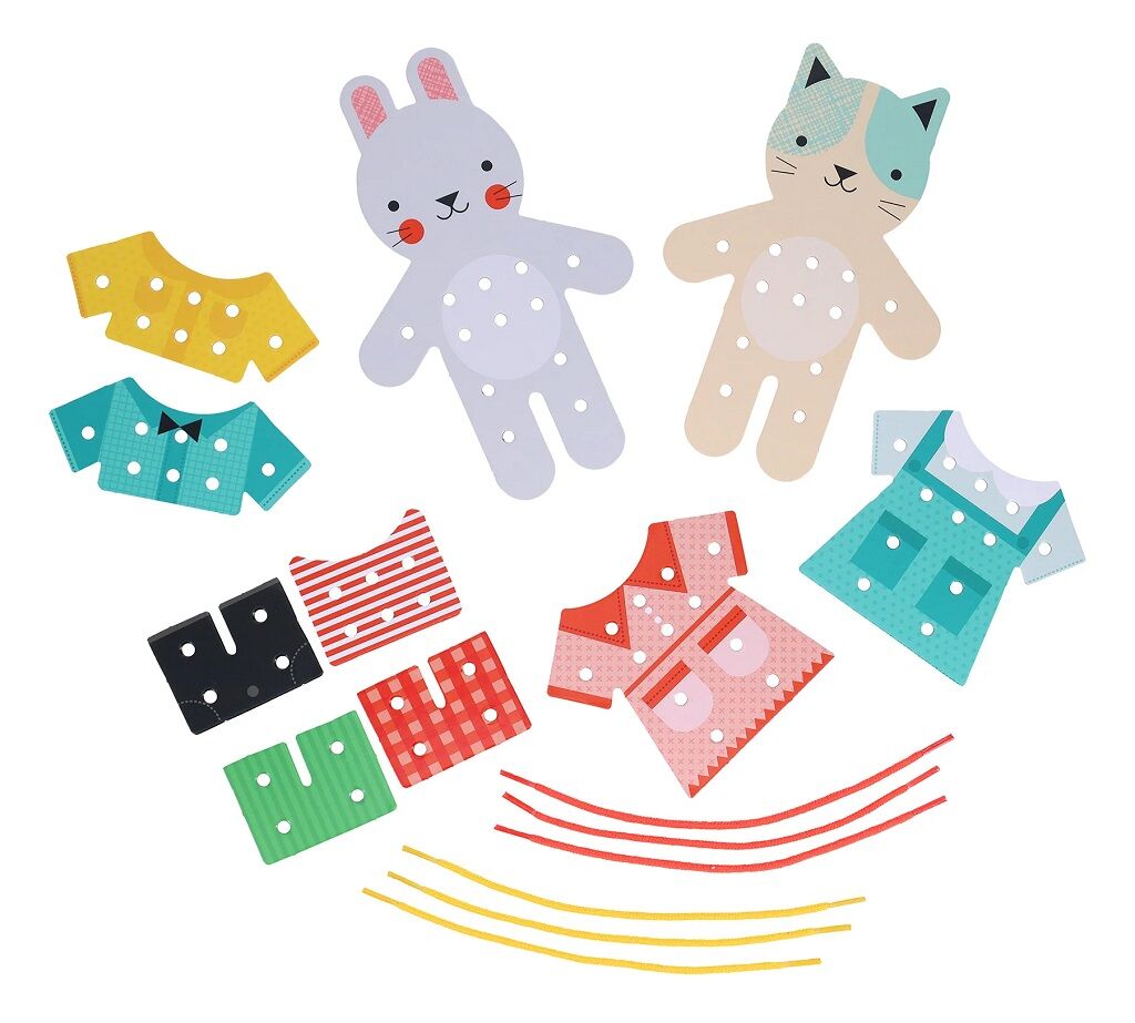 E-shop Petitcollage Prevliekanie Obliekací set kocúr a králiček