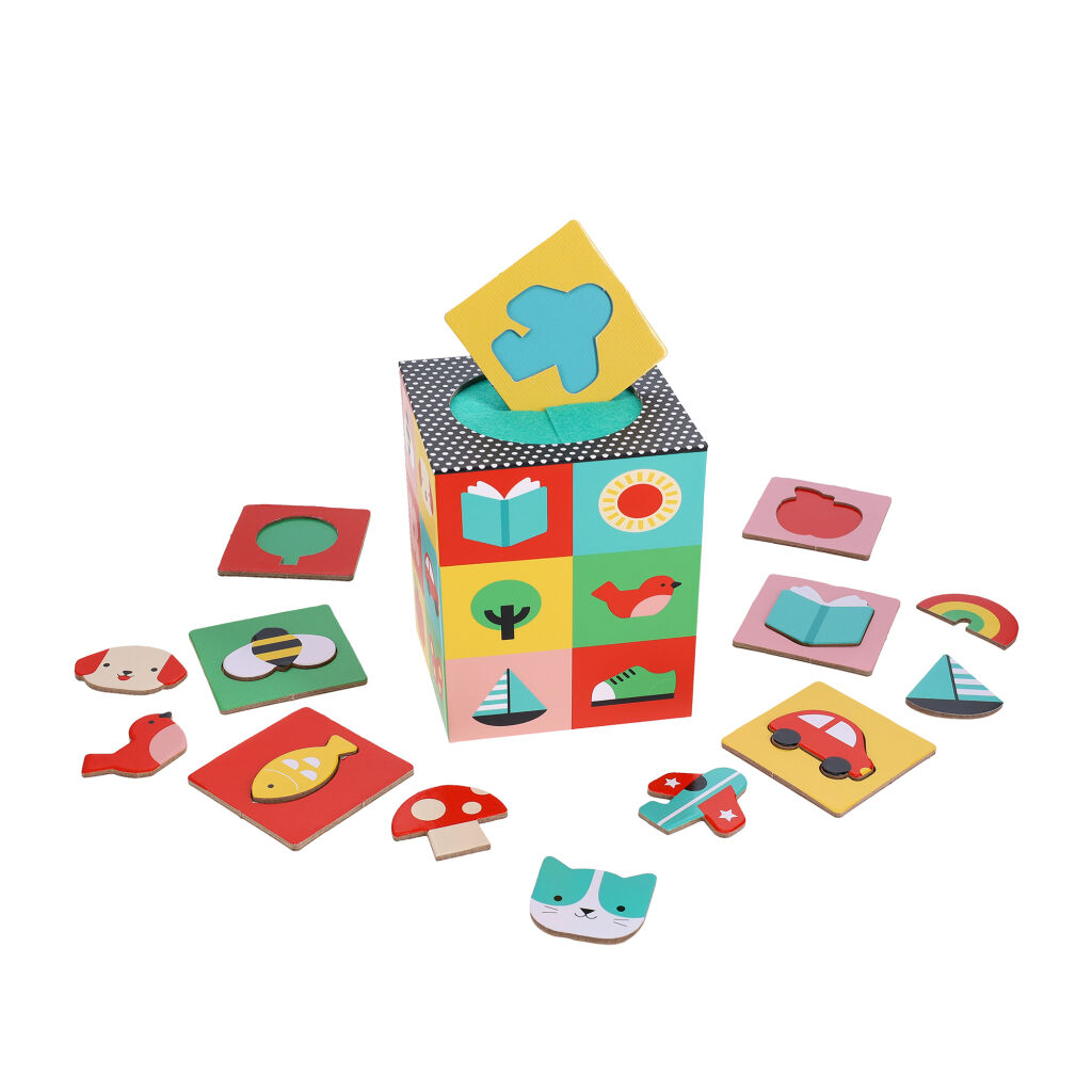 E-shop Petitcollage Senzorické puzzle Nájdi obľúbený predmet