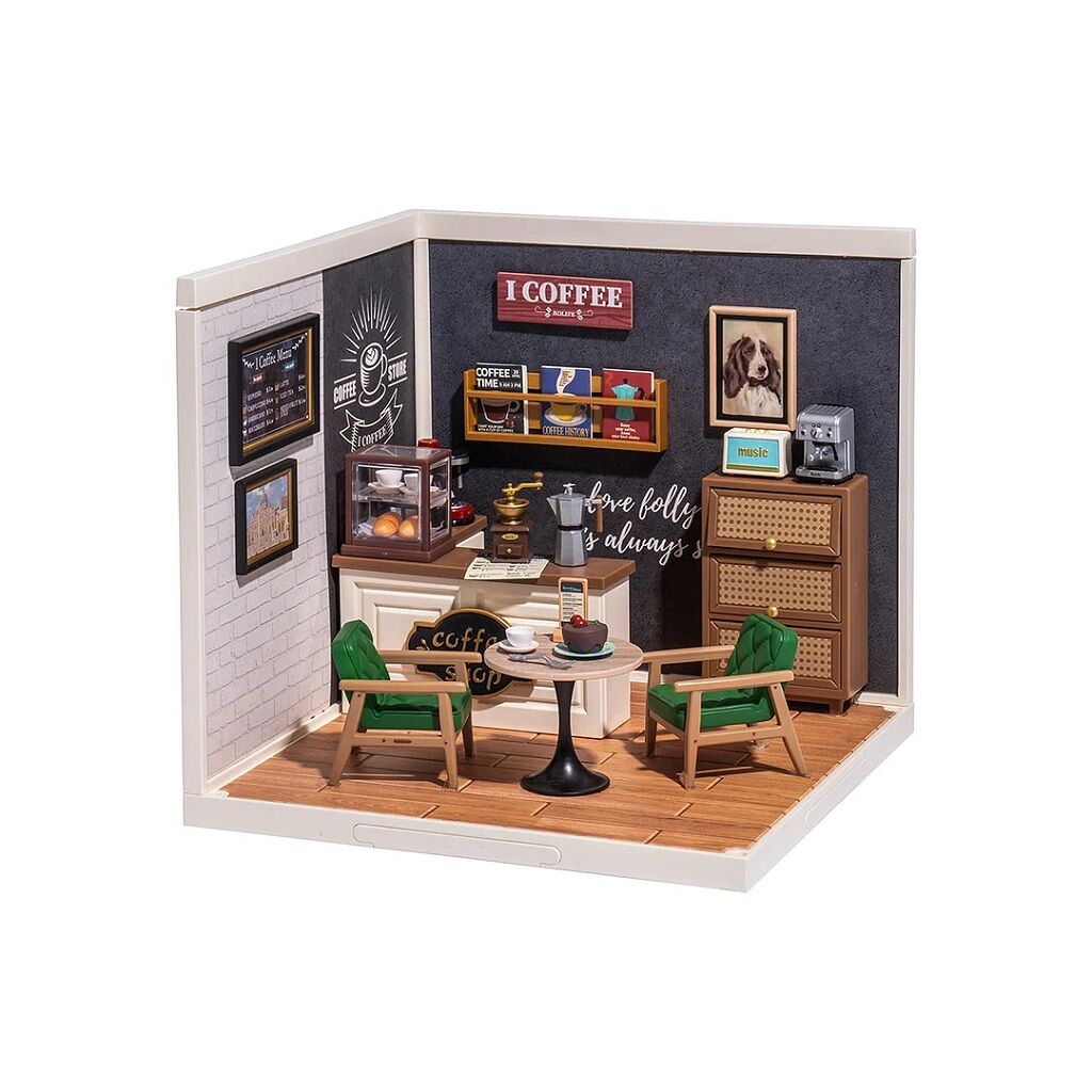 E-shop RoboTime miniatúra domčeka Kaviareň
