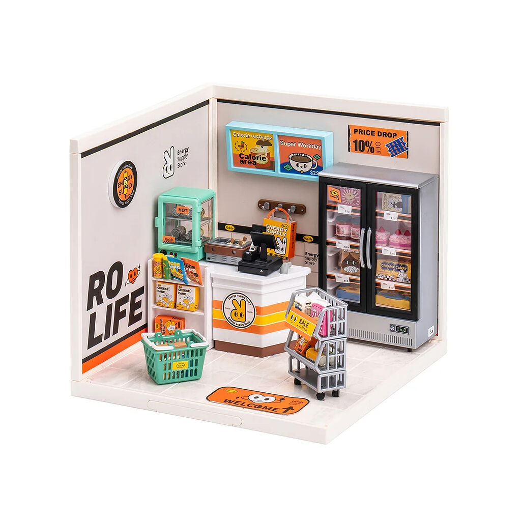 E-shop RoboTime Miniatúra domčeka Obchod so zásobami