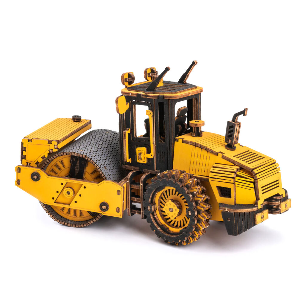 E-shop RoboTime Drevené 3D puzzle Cestný valec