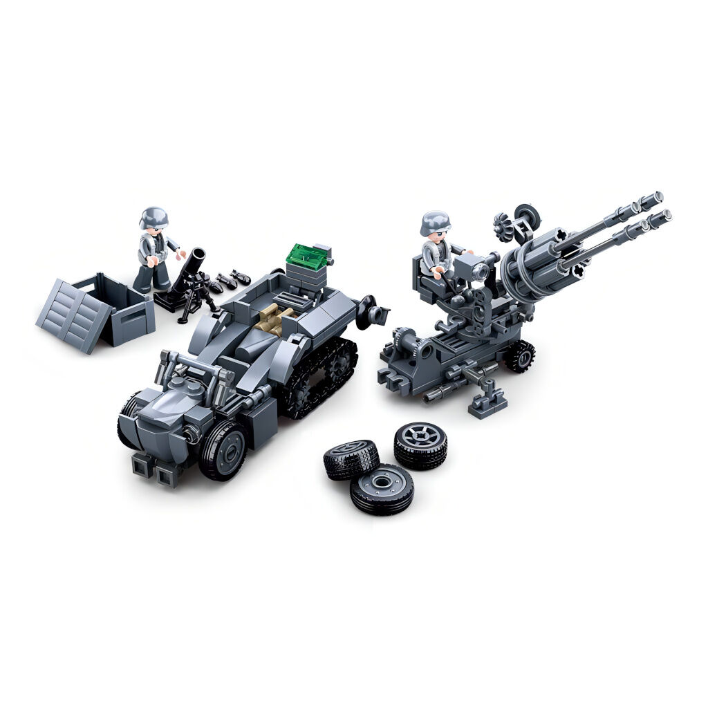 E-shop Sluban Army WW2 M38-B0681 Súprava nemeckej protivzdušnej techniky