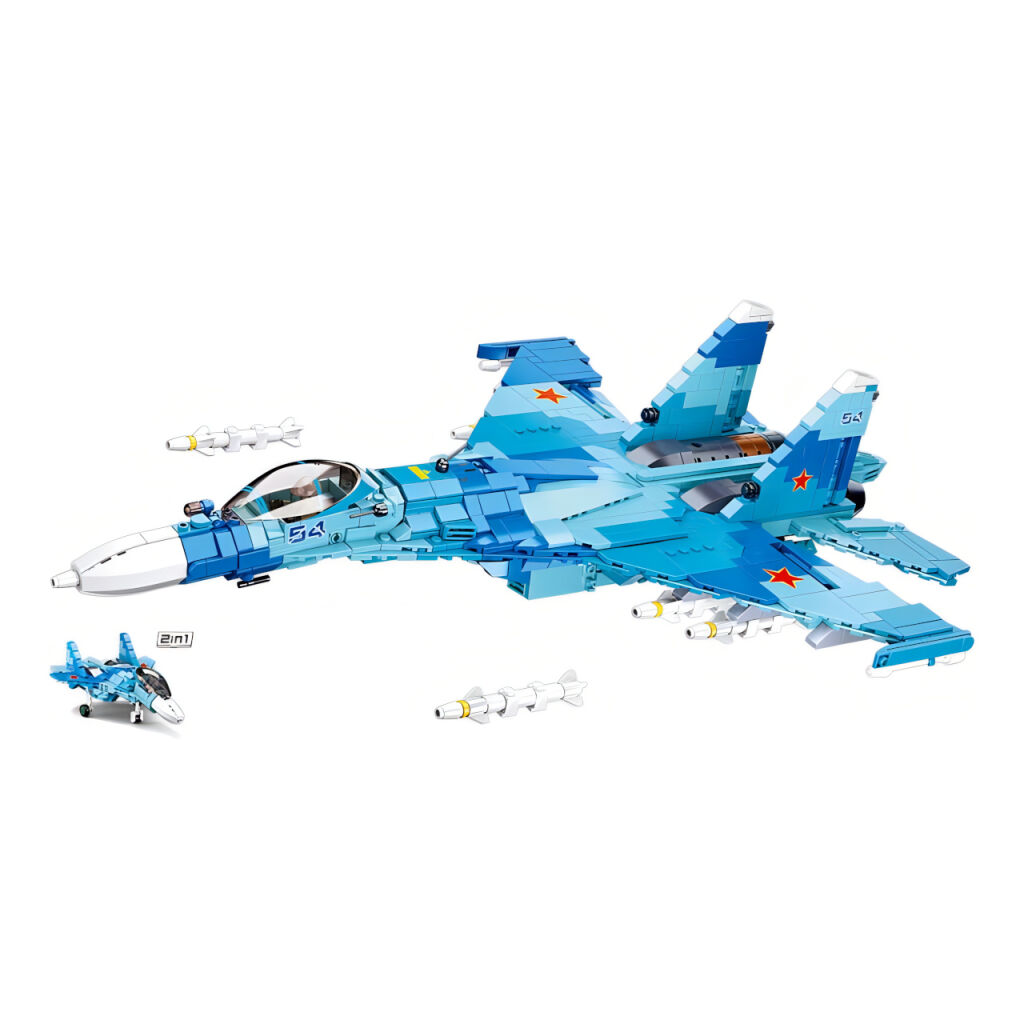 E-shop Sluban Model Bricks M38-B0985 Stíhacie lietadlo Su-27 2v1