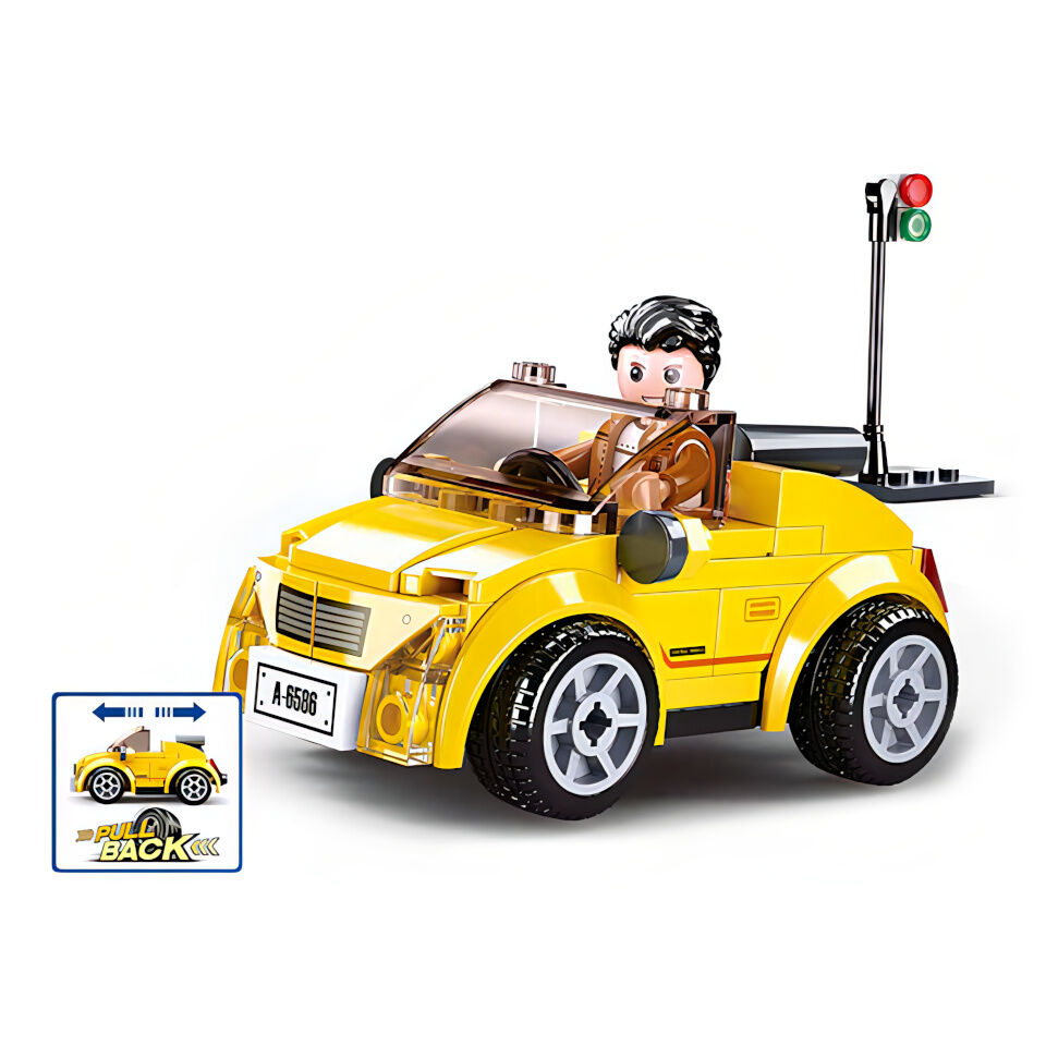 E-shop Sluban Town M38-B0900 Žltý kabriolet