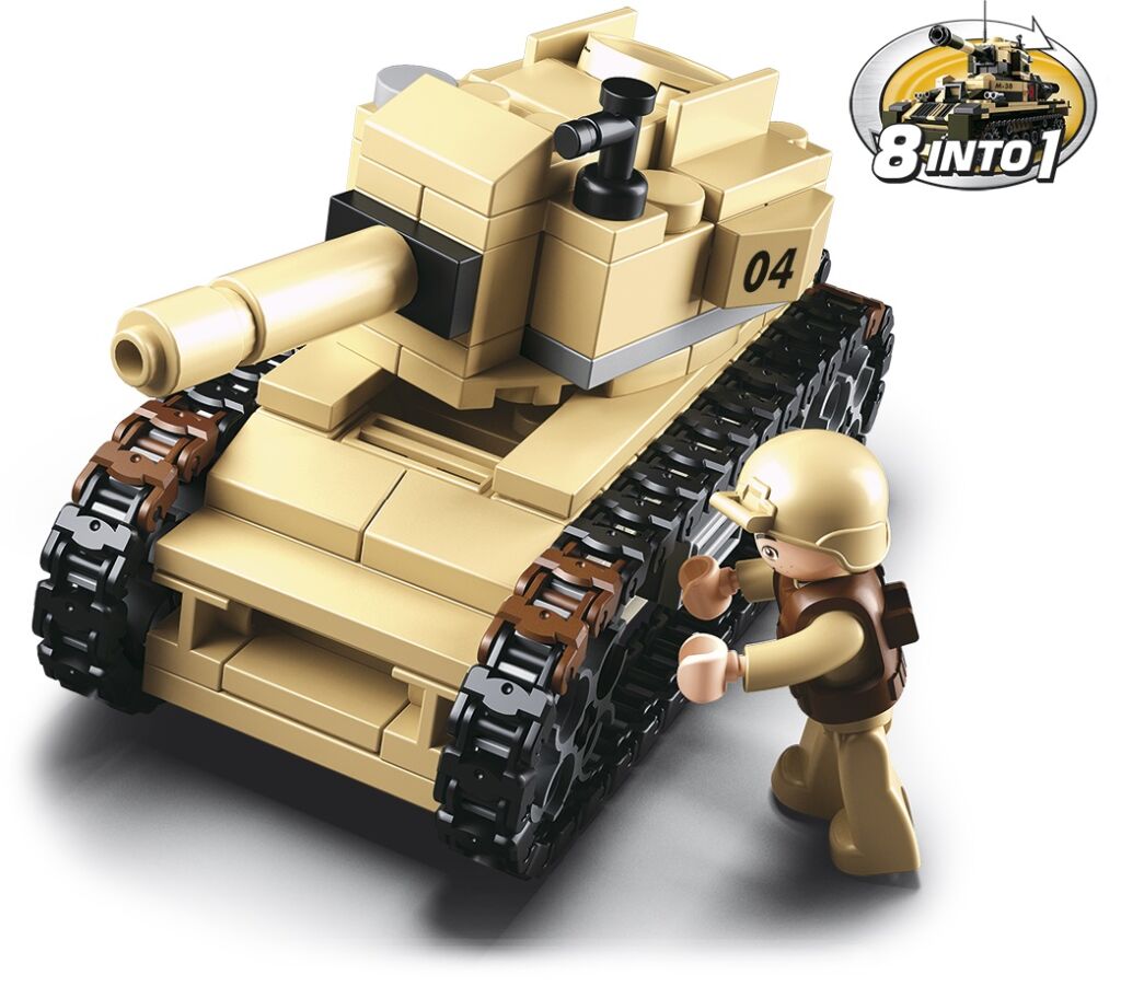 E-shop Sluban Army 8into1 M38-B0587B Tank