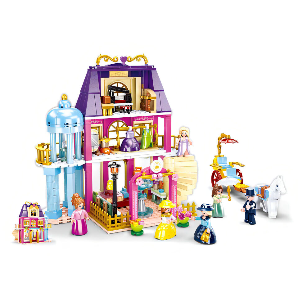E-shop Sluban Girls Dream Village M38-B0876 Dobový obchodný dom