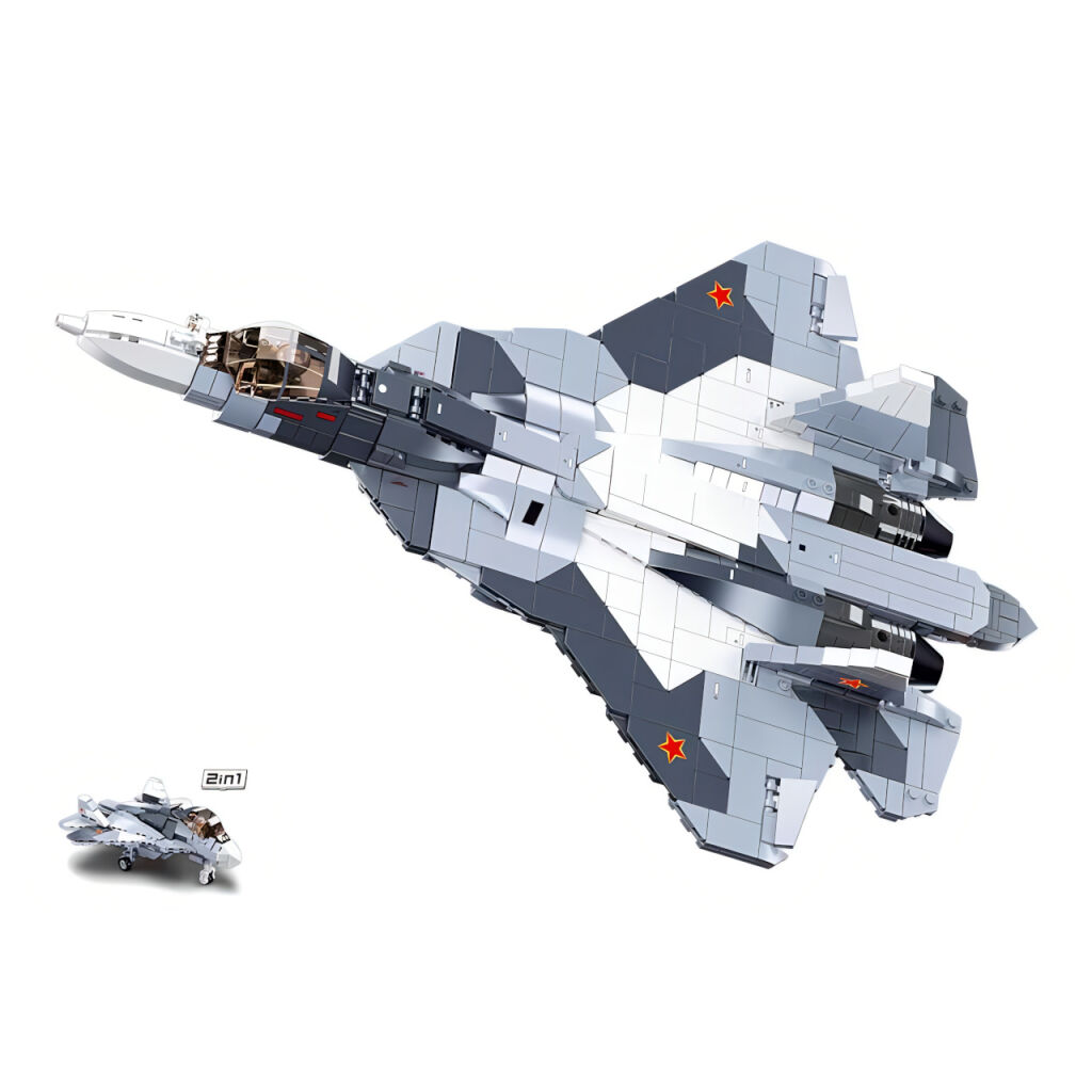 E-shop Sluban Model Bricks M38-B0986 Prúdové stíhacie lietadlo Su-57 2 v 1