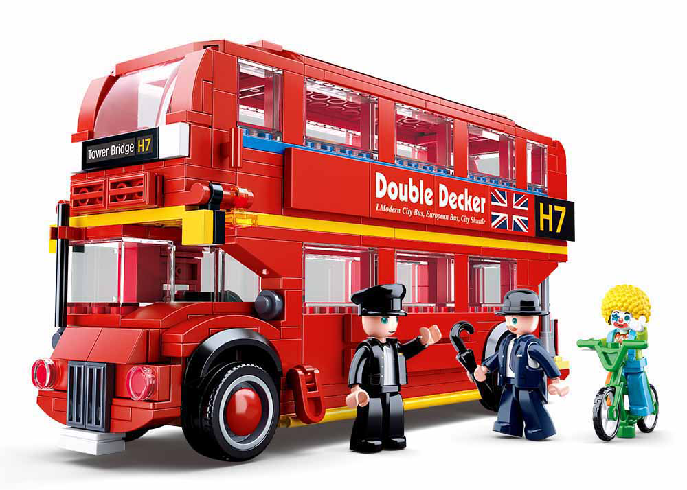 E-shop Sluban Modely M38-B0708 Double Decker autobus