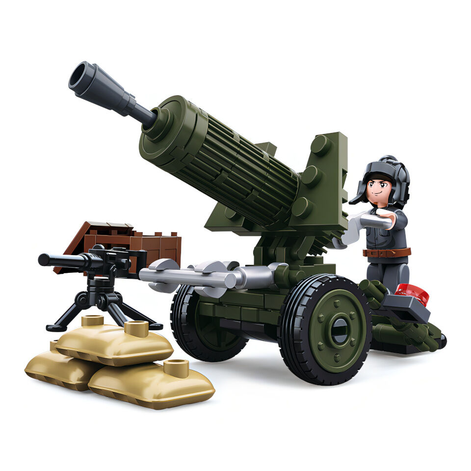 E-shop Sluban WWII M38-B0678A 4into1 Protitankový kanón