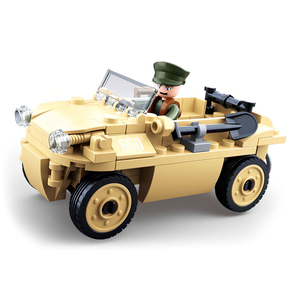 E-shop Sluban WWII M38-B0690 Nemecký obojživelný automobil Schwimmwagen