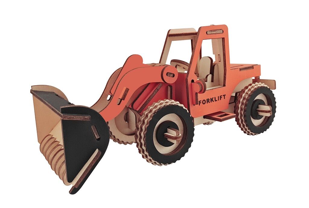 E-shop Woodcraft Drevené 3D puzzle Bager
