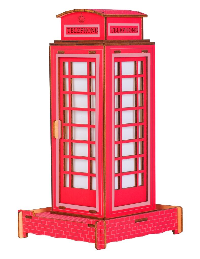 E-shop Woodcraft Drevené 3D puzzle Britská telefónna búdka