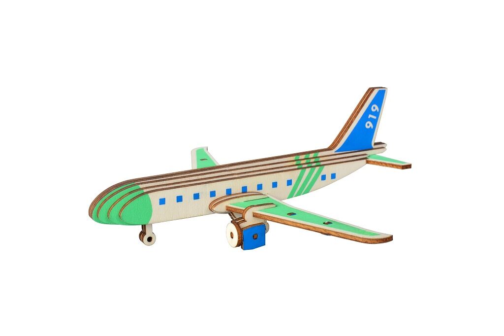 E-shop Woodcraft Drevené 3D puzzle Dopravné lietadlo
