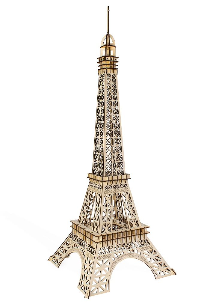 E-shop Woodcraft Drevené 3D puzzle Eiffelova veža veľká